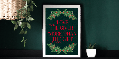 Lovely Christmas Font Poster 4