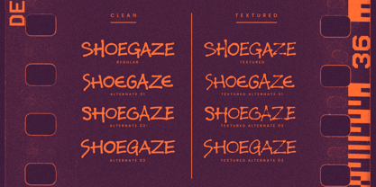 Shoegaze Font Poster 14