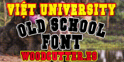 Viet University Font Poster 1