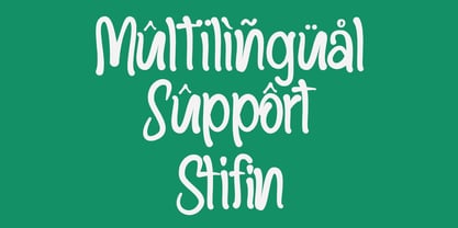 Stifin Font Poster 4