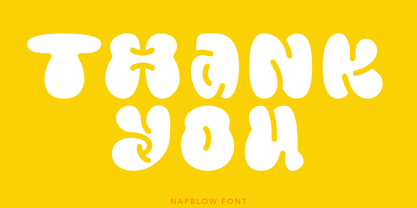 Napblow Font Poster 8