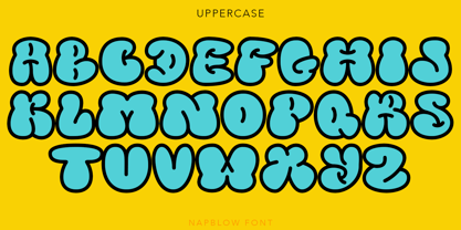 Napblow Font Poster 2