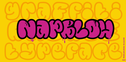 Napblow Font Poster 1