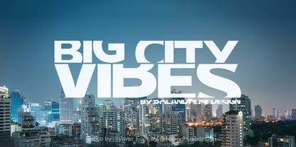 Big City Vibes Font Poster 1