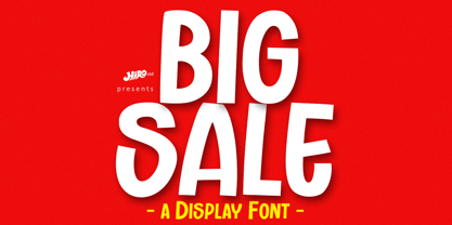 Big Sale Font Poster 1