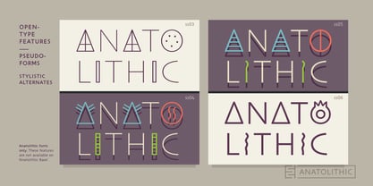 Anatolithic Font Poster 6