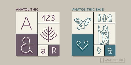 Anatolithic Font Poster 2