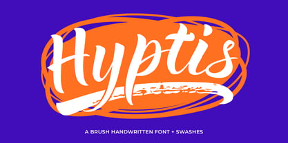 Hyptis Font Poster 1
