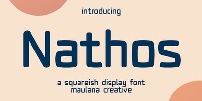 MC Nathos Font Poster 1