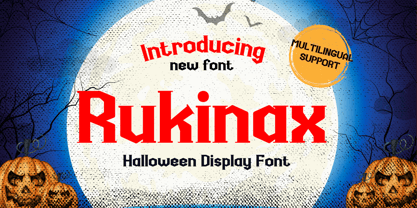 Rukinax Font Poster 1