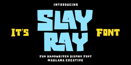 Slayray Font Poster 1