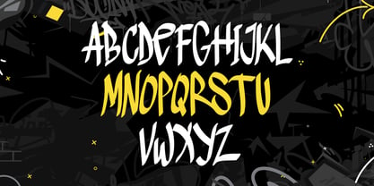 Subway Scrawl Font Poster 6