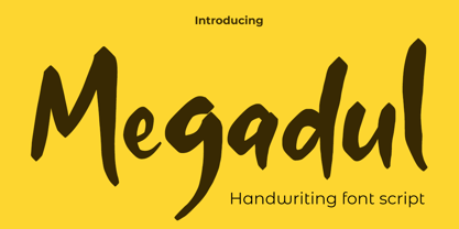 Megadul Font Poster 1