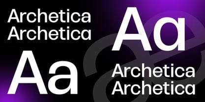 Archetica Font Poster 6