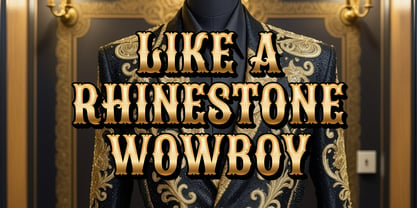 Midnight Wowboy Font Poster 3