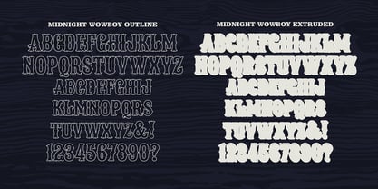Midnight Wowboy Font Poster 10