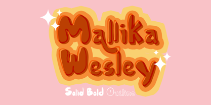Mallika Wesley Font Poster 1