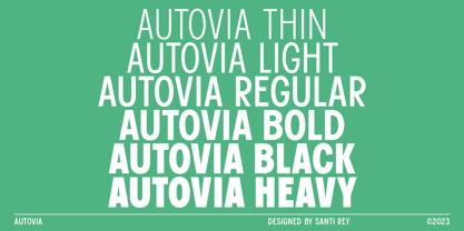 Autovia Font Poster 5