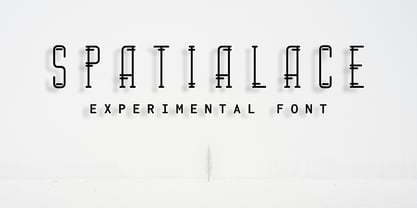 Spatialace Font Poster 1