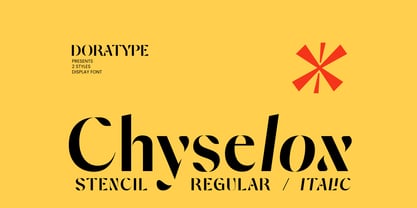 Chiselox Font Poster 1