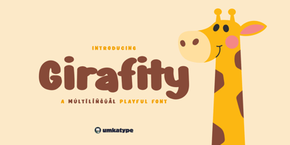 Girafity Font Poster 1