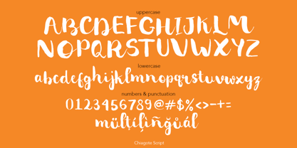 Chiagote Font Poster 6