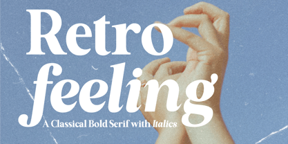 Retro Feeling Font Poster 1