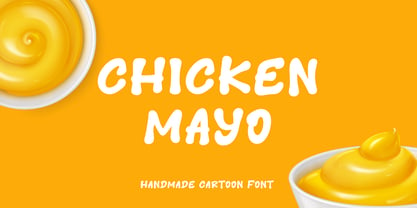Chicken Mayo Font Poster 1