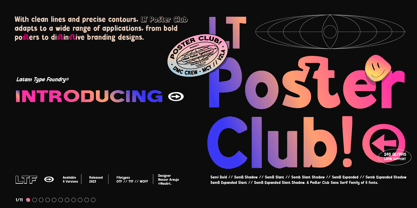 LT Poster Club Font Poster 1