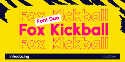 Fox Kickball Font Poster 1