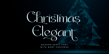 Christmas Elegant Font Poster 1