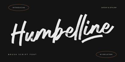 Humbelline Font Poster 1