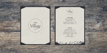 Village Font Poster 5