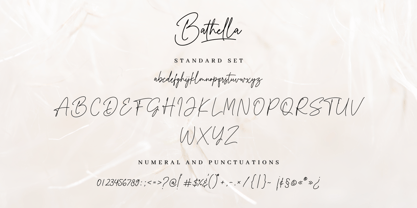 Bathella Font Poster 10
