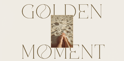 Golden Font Poster 4