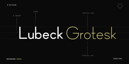 Lubeck Font Poster 3