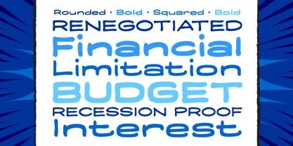 Credit Extension Font Poster 2