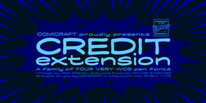 Credit Extension Font Poster 1