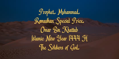 Hello Ramadhan Font Poster 10