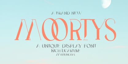 Moortys Font Poster 1