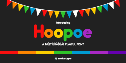 Hoopoe Font Poster 12