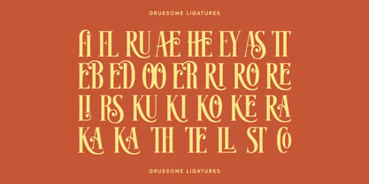 Gruesome Font Poster 8