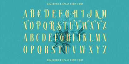 Gruesome Font Poster 9