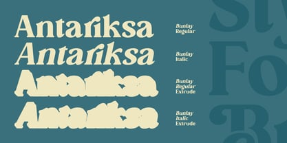 Bunlay Font Poster 3