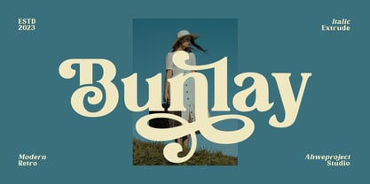 Bunlay Font Poster 1