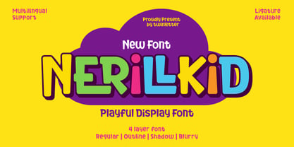 Nerillkid Font Poster 1