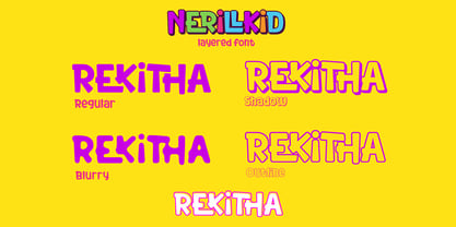 Nerillkid Font Poster 2