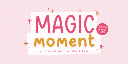 Magic Moment Font Poster 1