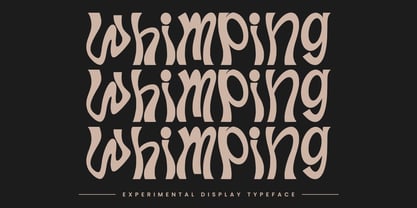 Whimping Font Poster 1