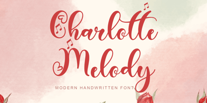 Charlotte Melody Font Poster 1